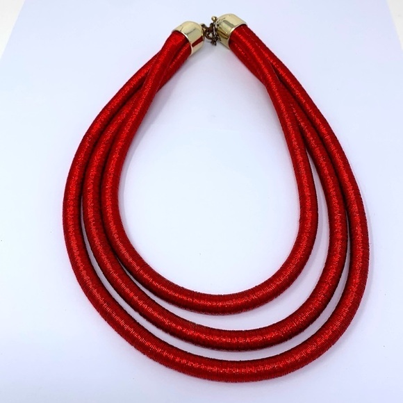 Sparkly Edgy Three-Strand Rolo Necklace - Picture 1 of 6